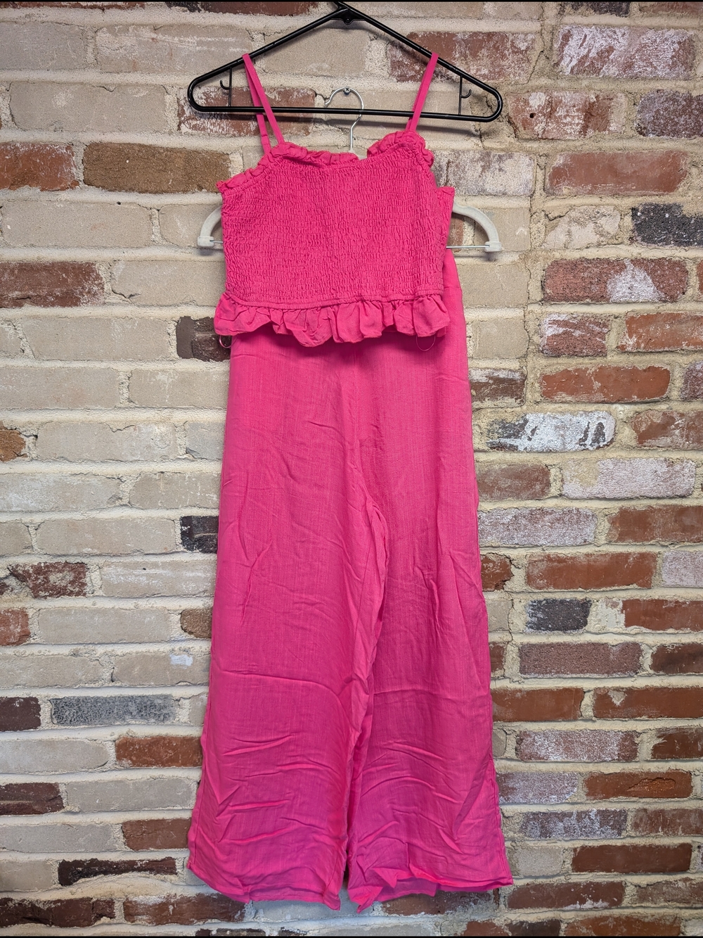 Sadie & Sage Hot Pink Wide-Leg Pant Set